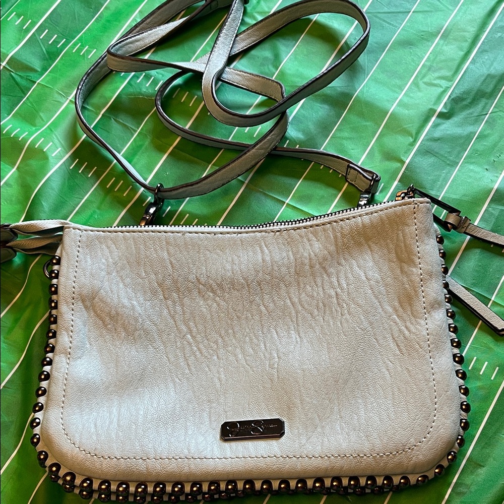Jessica Simpson Elegant Gray Crossbody Bag